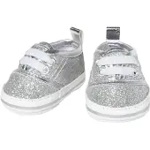 Heless Poppenschoenen Junior 38-45 Cm Zilver/wit