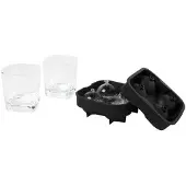 Cosy & Trendy 2x Whiskyglazen met ijsbalvorm - Whiskeyglazen