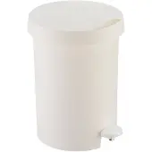 Sunware Zodiac pedaalemmer 5 L wit wit Metaal Prullenbak