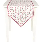 Clayre & Eef tafelloper 50x160 - rood - katoen, 100% katoen