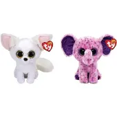 TY - Knuffel - Beanie Boo's - Phoenix Fox & Eva Elephant