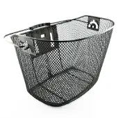 GereedschapXXL Fietsmand Metaal 34x25x26 cm, 25L, met Clip Houder voor Stuur
