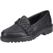 Rieker 54850 Instappers | Maat 39 Dames Zwart