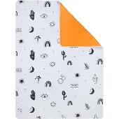 Sunnylife picknickkleed 175 x 140 cm polyester oranje/wit