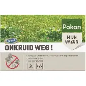 Pokon Onkruid Weg! - Gazonmest met onkruidbestrijder - 250 m2 - 5kg