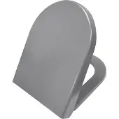 Mueller Filo softclose toiletzitting mat grijs