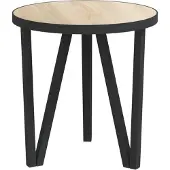 vidaXL Salontafel Ø35 cm MDF sonoma eikenkleurig