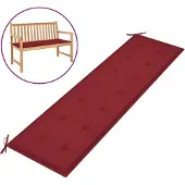 vidaXL Tuinbankkussen 180x50x3 cm oxford stof wijnrood