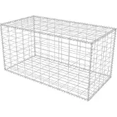 vidaXL Gabion mand 100x50x50 cm gegalvaniseerd staal