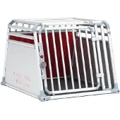 4Pets Pro 4 - Autobench Hond - S - Zilvergrijs - 66x81,5x73,5 cm