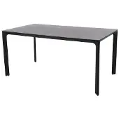 Fun Puebla Aluminium Tuintafel Met Glasblad 4 Personen 160 X 90 X 74 Cm - Bruin