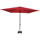 Madison Stokparasol corsica push-up 200x250cm polyester brickred grade 6 zonwering