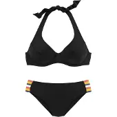 Vivance Beugelbikini met gestreepte elastiekjes
