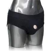 Calexotics - Packer Gear Brief Harness - Strap On Harness Zwart XXL/XXXL