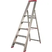 Little Jumbo 4741000105 SuperPRO Trap - Enkel - Aluminium - 5 Treden - Max. Werkhoogte 3.20 M.