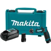 Makita DF012DSE DF012DSE Accu-knikschroefmachine 7.2 V 1.5 Ah Li-ion Incl. 2 accus, Incl. lader, Incl. koffer