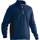 Jobman zipneck sweater 5401 XL / Navy