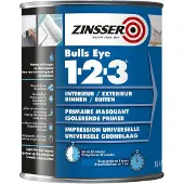 Zinsser Bulls Eye 1-2-3 - Primer - Op Kleur Gemengd - 1L