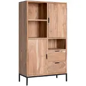LivingFurn kabinetkast oslo 40x86x135 acasiahout -