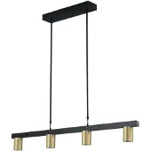 Masterlight Hanglamp Bounce 4lichts zwart 100 cm