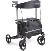 MORETTI Rollator gemakkelijk opvouwbaar - Inclusief tas - Grijs
