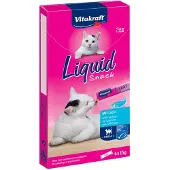 Vitakraft Cat Liquid Zalm - Omega 6 stuks
