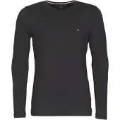 Tommy Hilfiger Shirt 'Long Sleeve Slim' navy / rood / wit
