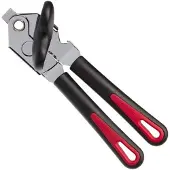 Westmark Blik- en flesopener, lengte: 22 cm, staal/kunststof, Gallant Super, zwart/rood, 29412260