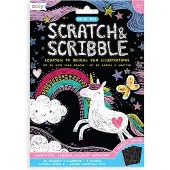 Ooly - Scratch & Scribble - Mini scratch art kit - Funtastic friends