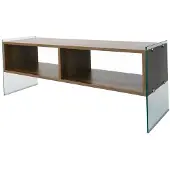 Skye Decor , TV404- TV404NOS, Nussbaumkleur, TV-meubels, 45x120x35 cm, 100% melaminecoating op spaanplaat