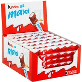 Ferrero Kinder chocoladereep, 36 individuele 21g verpakkingen
