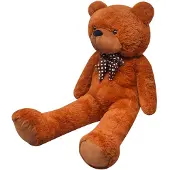 vidaXL Teddybeer 242 cm pluche bruin