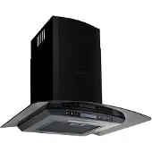 vidaXL Wandafzuigkap 756 m³/u 60 cm roestvrij staal zwart