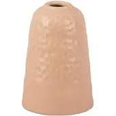 PT Living Vaas Vase Carve Wide Ceramic Matt Soft Pink