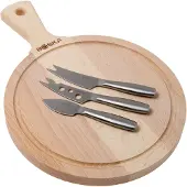 Boska Kaasset Round Amigo Brown / Silver (Set van 4)