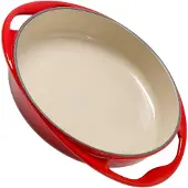 Le Creuset taartvorm/ tarte tatin, 25 cm, kersenrood