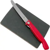 Victorinox Snijplankset Swiss Classic Rood (2-Delig)