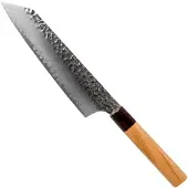 Sakai Takayuki bunka 33-Layer Damascus Hammered WA 20 cm