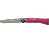 Opinel No. 07 Mon Premier Zakmes - RVS - Rond - 170 mm - Roze