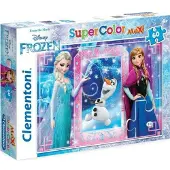 Clementoni supercolor maxi puzzel Frozen 60 stukjes (26411)
