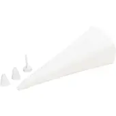Patisse spuitzak met 4 spuitmondjes - 31 cm
