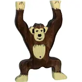Holztiger Figurine - - 80169 - Chimpansee - Handgeschilderd hout - Afmetingen 9x2,3x7 cm - Binnen