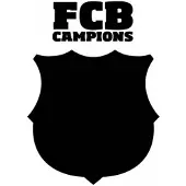 Molecule Krijtbord Muursticker FC Barcelona - 50 x 70 cm