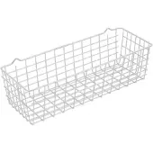 Metaltex - Pandino Mandje - 33x12x9cm - Wit - Ophangen of neerzetten