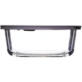 Mbs ClickClack vershoudbox CookPlus Rond 1 liter polycarbonaat grijs