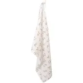 Clayre & Eef Theedoek 50*70 Cm Beige, Wit Katoen Boerderij Dieren Keukenhanddoek Keukendoek Vaatdoek Beige