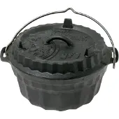 Petromax Ring Cake Pan GF1, bakvorm, zwart