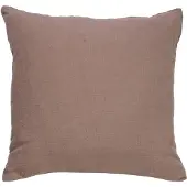 Dutch decor - LINN - Kussenhoes 45x45 cm - 100% linnen - effen kleur - Driftwood - taupe