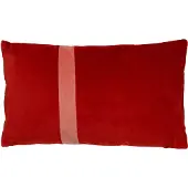 Dutch decor - PIPPA - Kussenhoes velvet 30x50 cm - Aurora Red - rood