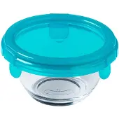Pyrex Vershoudbakje My First Rond Transparant Blauw 0,2 L